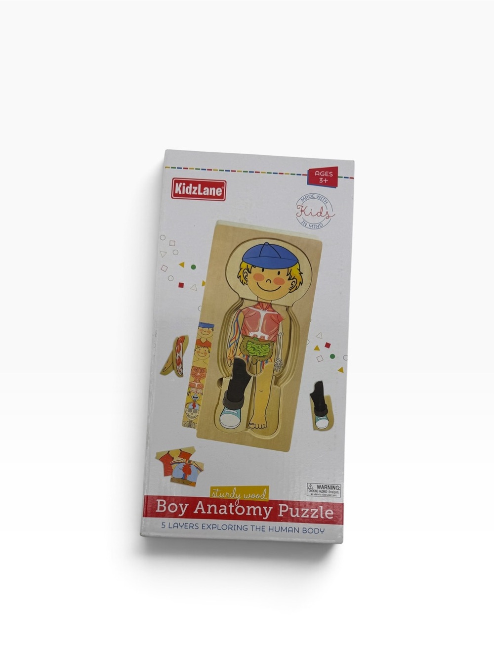 Boy Anatomy Puzzle - Multicolor Educational Toy